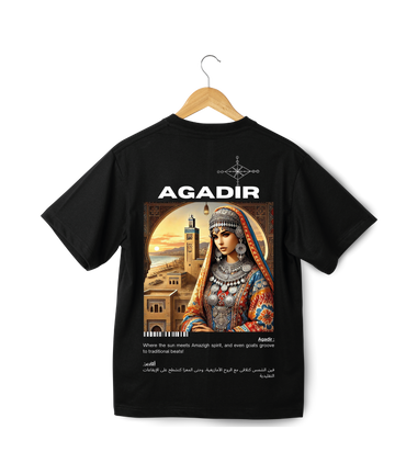 OverSize "AGADIR V1" T-shirt / BELDI_CITIES Collection