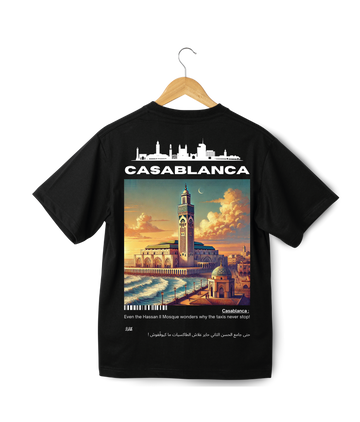 OverSize "CASABLANCA V2" T-shirt / BELDI_CITIES Collection