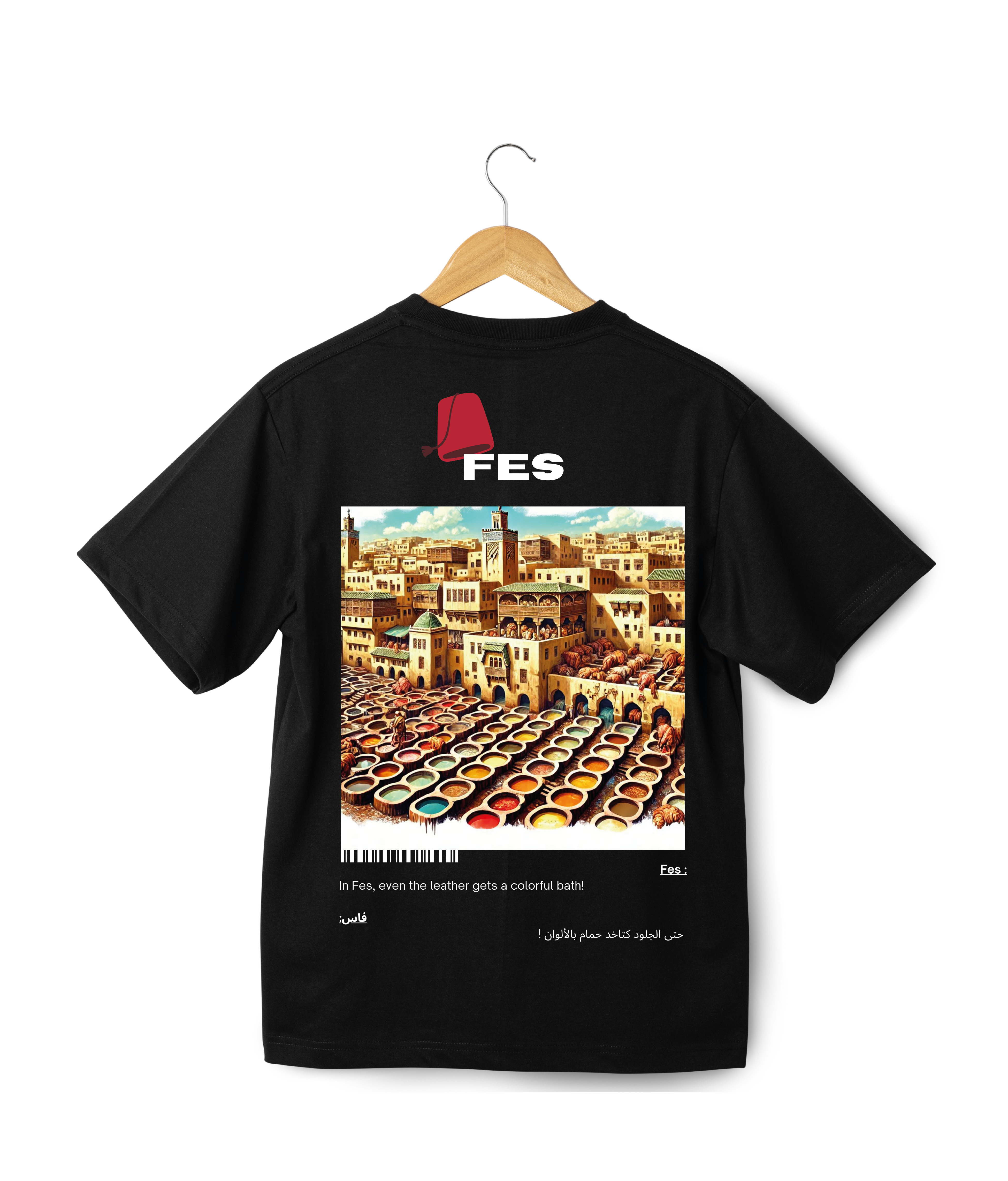 OverSize "FES" T-shirt / BELDI_CITIES Collection