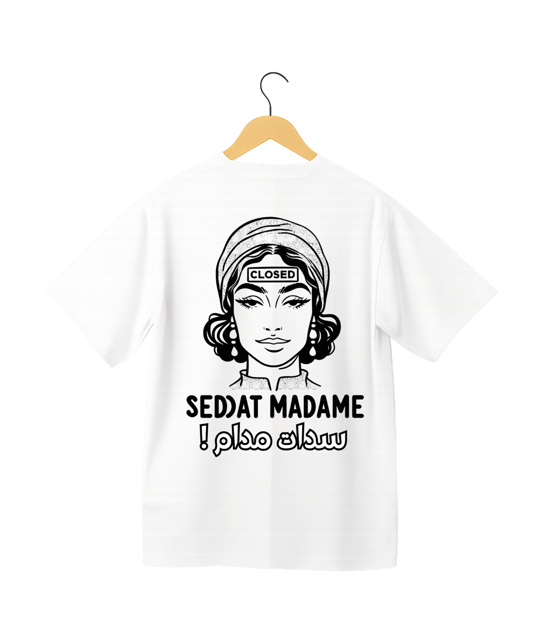 OverSize "SEDDAT MADAME" T-shirt / BELDI_CITIES Collection
