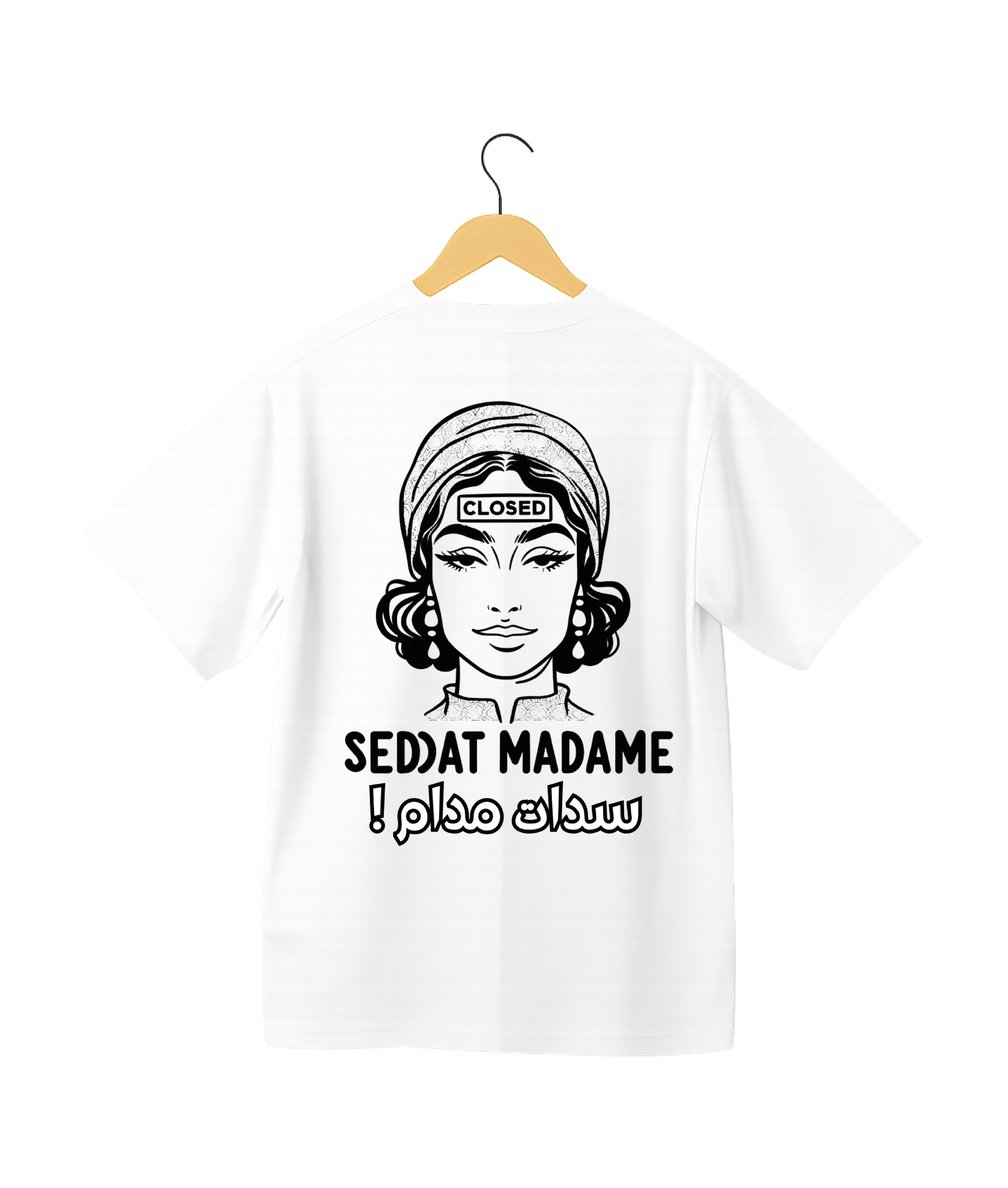 OverSize "SEDDAT MADAME" T-shirt / BELDI_CITIES Collection