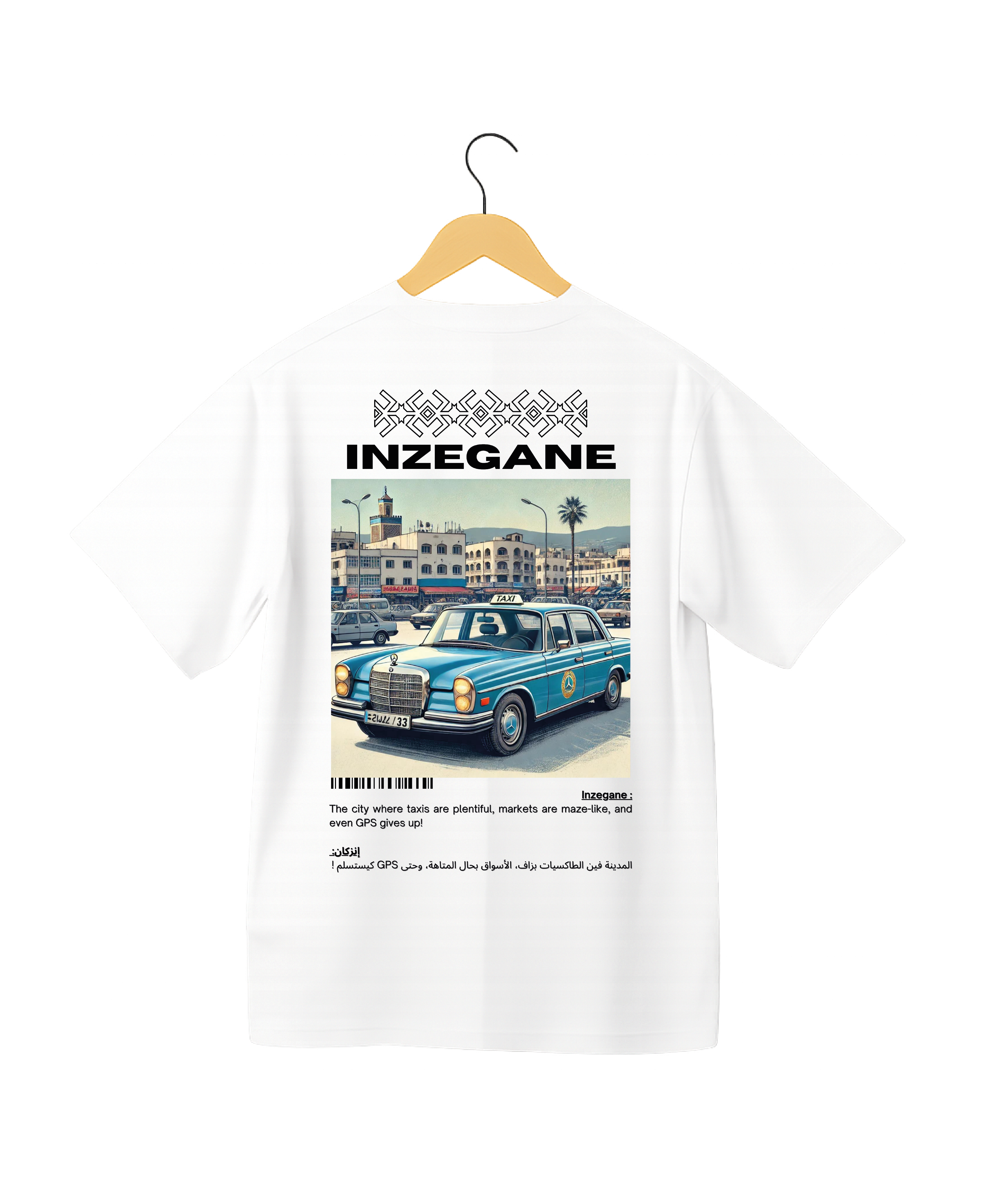 OverSize "INZEGANE" T-shirt / BELDI_CITIES Collection
