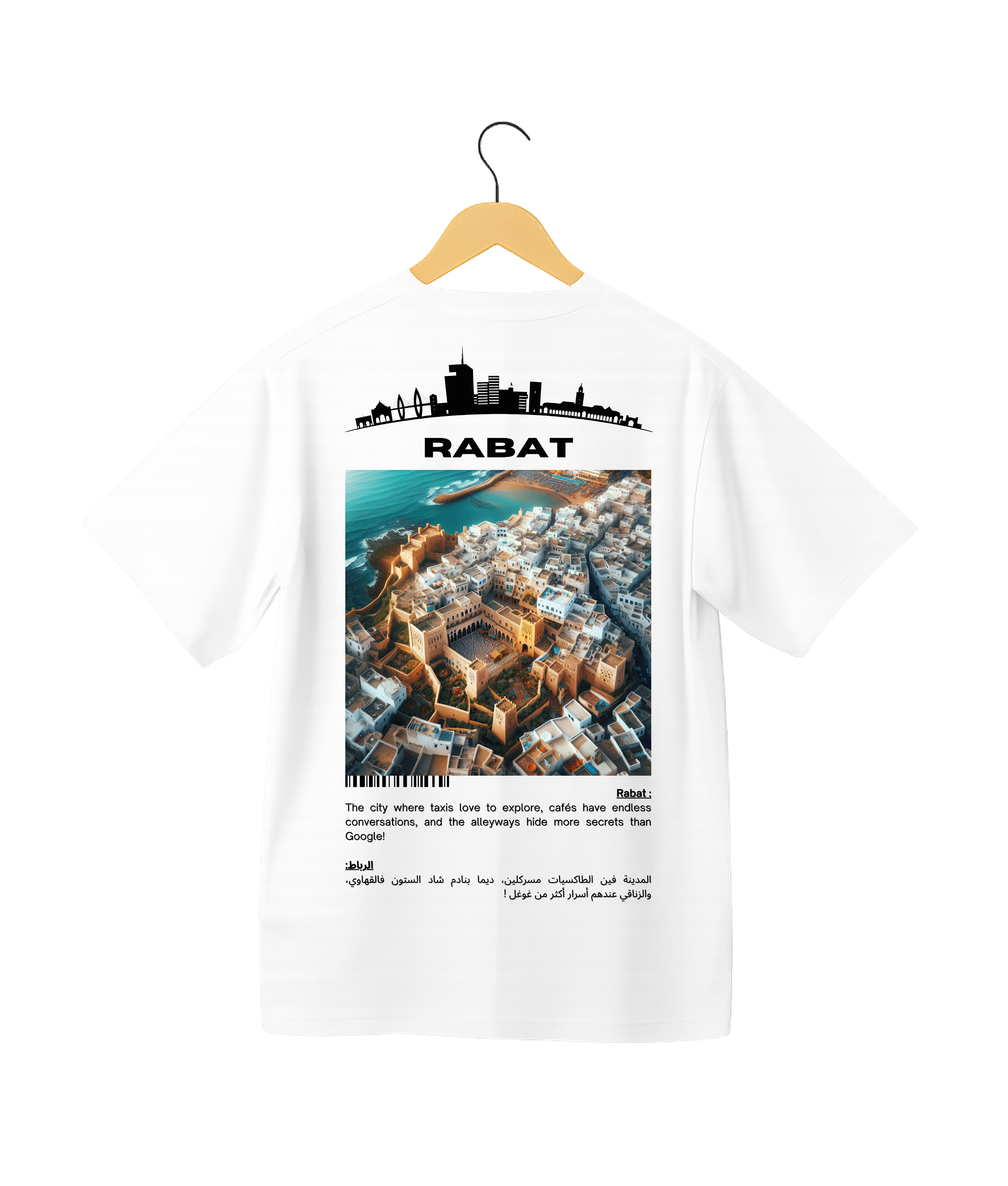 OverSize "RABAT" T-shirt / BELDI_CITIES Collection