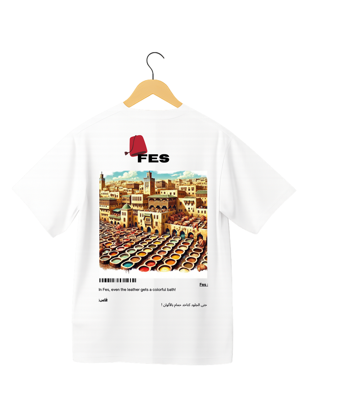 OverSize "FES" T-shirt / BELDI_CITIES Collection