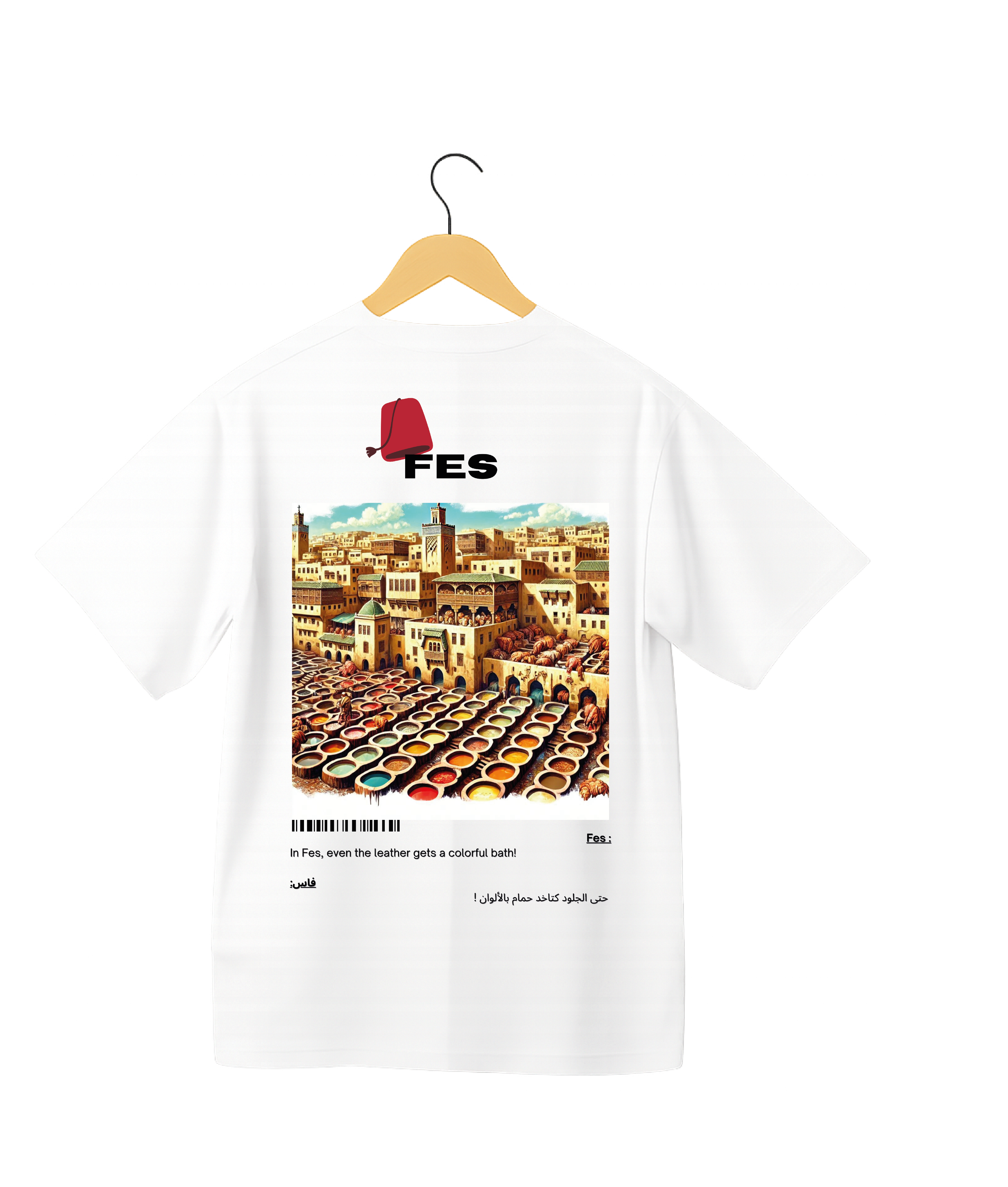OverSize "FES" T-shirt / BELDI_CITIES Collection
